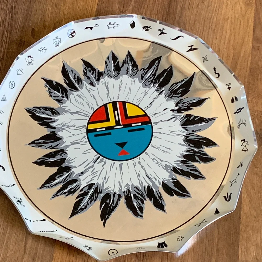 Fred Harvey Kachina Plater